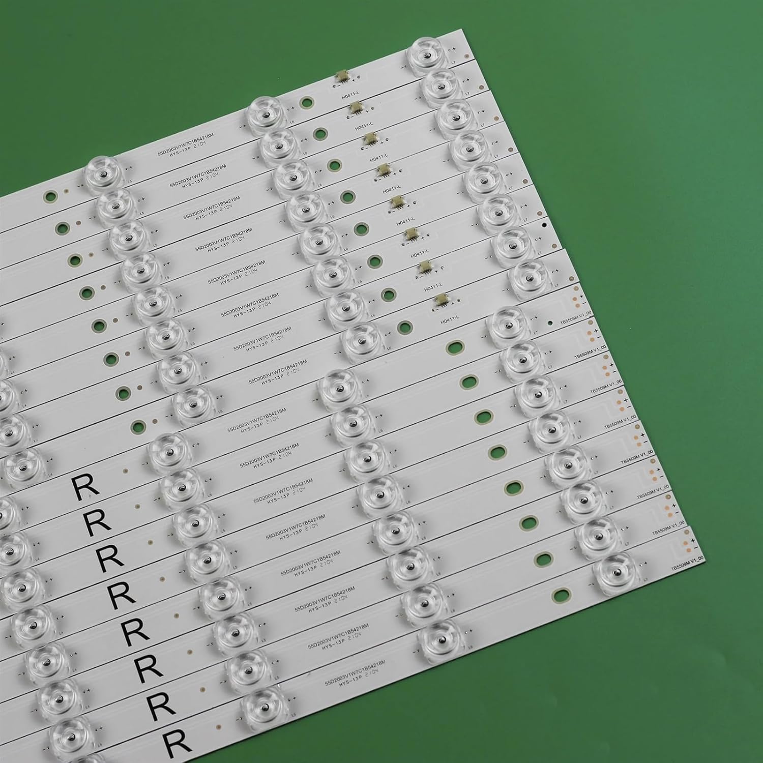 Anmou 16 ピース/セット LED バックライト ストリップ TX-55AX630B TX